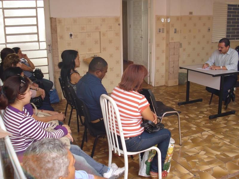 Trabalhadores da empresa Adservis